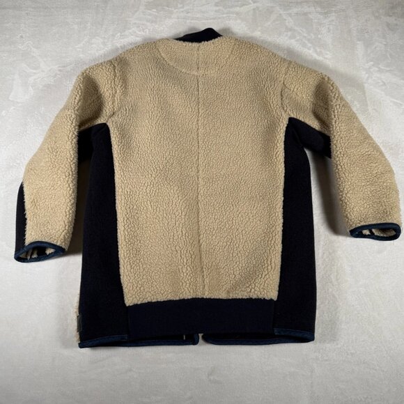 Scotch and Soda Sherpa Jacket Women Size S / P Pockets Full Zip Amsterdam Blauw - Picture 14 of 15